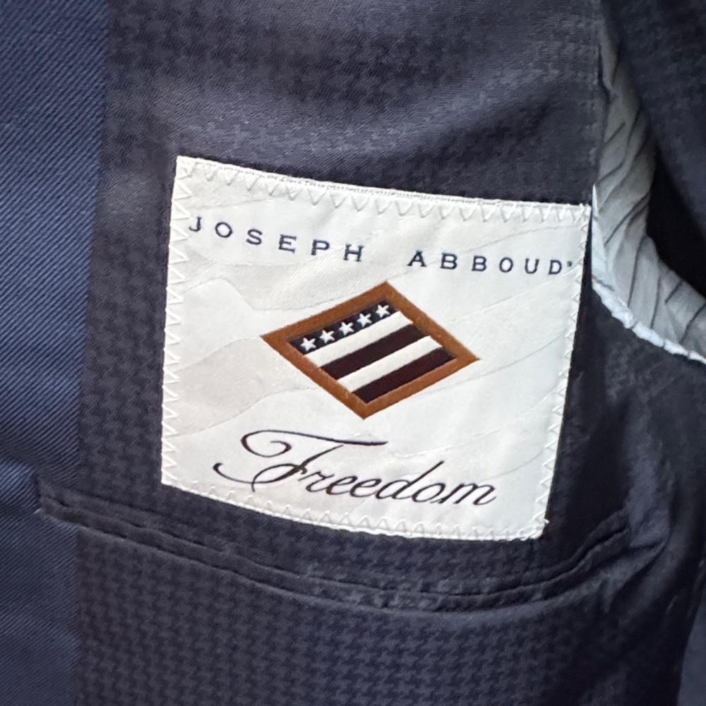 Joseph Abboud Freedom Navy Like New Men's Navy Blazer XL